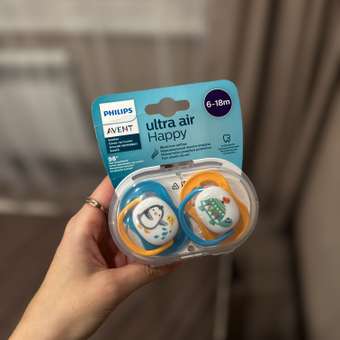 Пустышка Philips Avent ортодонтическая от 6 мес. 2 шт.: отзыв пользователя ДетМир