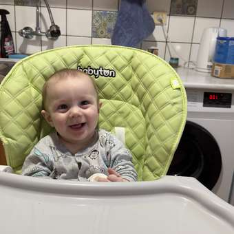 Стульчик для кормления Babyton Green-White классический: отзыв пользователя ДетМир