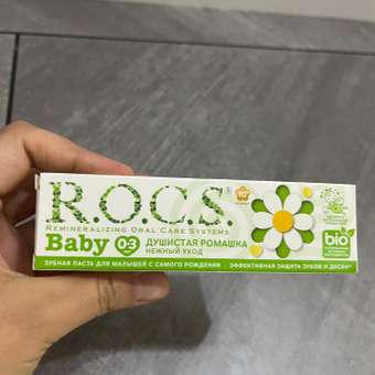 Зубная паста R.O.C.S. Baby Нежный уход Душистая ромашка: отзыв пользователя Детский Мир