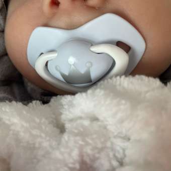 Пустышка Canpol Babies Royal Baby симметричная с 0месяцев 2шт Синяя: отзыв пользователя Детский Мир