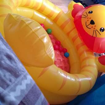 Бассейн надувной Bestway Лев с шариками 52261: отзыв пользователя Детский Мир