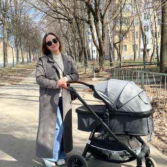 Коляска 2в1 Babyton Sandy Grey: отзыв пользователя ДетМир