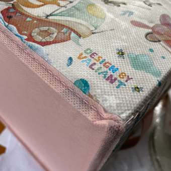 Короб стеллажный VALIANT с крышкой большой Путешастики розовый: отзыв пользователя Детский Мир