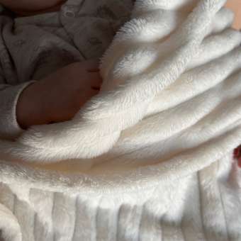 Детский плед UNDER the BLANKET 100х120 велсофт ванильное облачко: отзыв пользователя Детский Мир