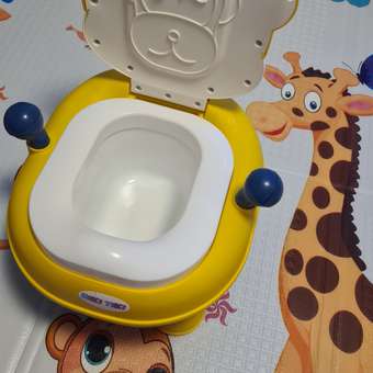 Горшок детский RIKI TIKI baby Funny animals FG359 MONKEY желтый: отзыв пользователя Детский Мир