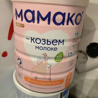 Смесь Мамако 3 Premium на козьем молоке 800г с 12месяцев: отзыв пользователя ДетМир