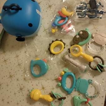 Погремушка и прорезыватель Zeimas Кит Элазар набор 13 шт в кейсе развивающие игрушки для малышей: отзыв пользователя Детский Мир