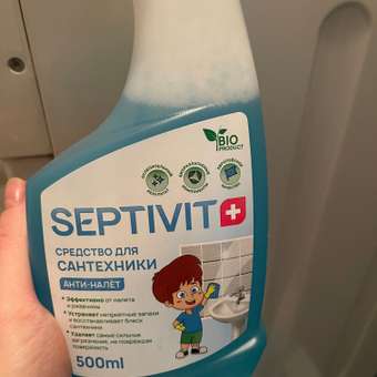 Средство для чистки сантехники SEPTIVIT Premium профессиональное анти-налет 500 мл: отзыв пользователя Детский Мир