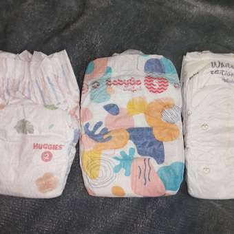 Подгузники Huggies Elite Soft для новорожденных 2 (4-6 кг) 100 шт.: отзыв пользователя ДетМир