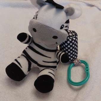 Развивающая игрушка погремушка FergoKids подвесная черно-белая Зебра для новорожденных малышей мальчиков и девочек на коляску от 0+: отзыв пользователя Детский Мир