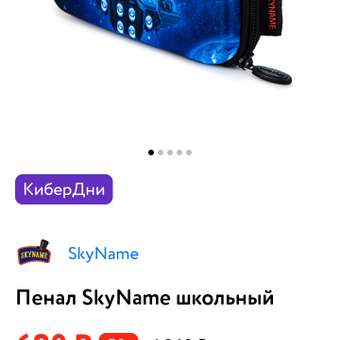 Пенал SkyName школьный: отзыв пользователя Детский Мир