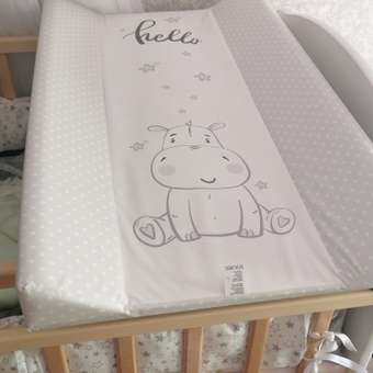 Доска пеленальная для детских кроватей Polini kids Бегемотик Серый: отзыв пользователя Детский Мир