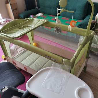 Манеж-кровать Babyton Dreamy Green: отзыв пользователя ДетМир