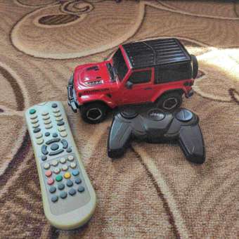 Машина Rastar РУ 1:24 Jeep Wrangler Rubicon Красная 79500-R: отзыв пользователя Детский Мир
