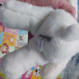 Мягкая игрушка GULLIVER Зайка плюшевый белый 28см: отзыв пользователя Детский Мир