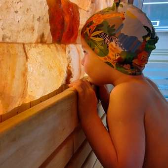 Шапочка для плавания ONLITOP детская «Сафари». тканевая. обхват 46-52 см: отзыв пользователя Детский Мир