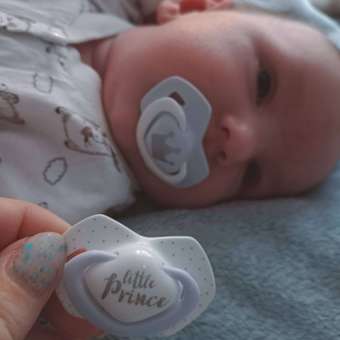 Пустышка Canpol Babies Royal Baby симметричная с 6месяцев 2шт Синяя: отзыв пользователя Детский Мир
