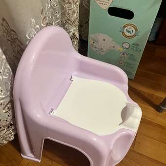 Горшок-стульчик Альтернатива светло-фиолетовый: отзыв пользователя Детский Мир