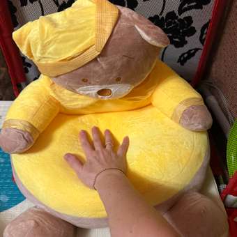 Детский пуф Solmax Медведь плюшевый: отзыв пользователя Детский Мир