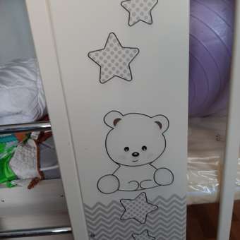 Детская кроватка ВДК прямоугольная, без маятника (белый): отзыв пользователя Детский Мир