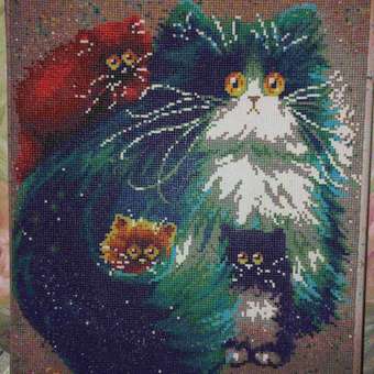 Алмазная мозаика Art on Canvas Котики холст на подрамнике 40х50 см: отзыв пользователя Детский Мир