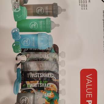 Комплект 16 предметов Twistshake цвет: Blue / Green / Grey: отзыв пользователя Детский Мир