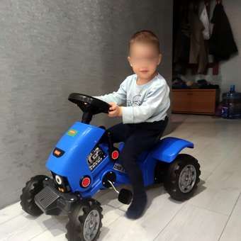 Каталка Полесье Трактор Синий с прицепом 84651: отзыв пользователя Детский Мир