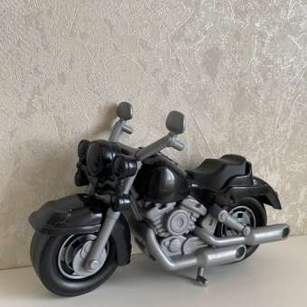 Мотоцикл Полесье гоночный Кросс черный 27 см: отзыв пользователя Детский Мир