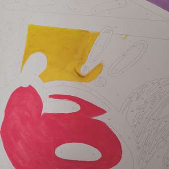 Картина по номерам Hobby Paint Микки холст 40х50 см: отзыв пользователя Детский Мир