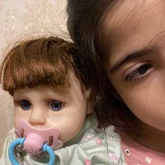 Кукла Реборн QA BABY Марта девочка интерактивная Пупс набор игрушки для ванной для девочки 38 см: отзыв пользователя Детский Мир