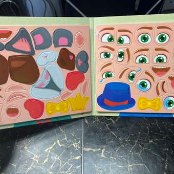 Большая магнитная игра-книга Бигр Эмоции настольная развивающая с магнитами УД37: отзыв пользователя Детский Мир