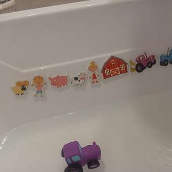 Игрушка для ванны Капитошка Синий трактор 341600: отзыв пользователя Детский Мир