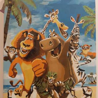 Картины по номерам Hobby Paint Мадагаскар холст на подрамнике 40*50: отзыв пользователя Детский Мир