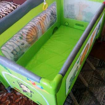 Кровать-манеж Babyton Green bus: отзыв пользователя ДетМир