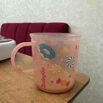 Кружка BabyGo Pink 200 мл 1 шт.: отзыв пользователя ДетМир