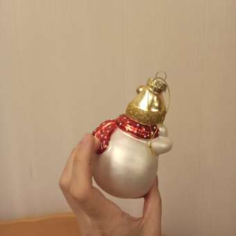Елочная игрушка Kaemingk Снеговик EG188-YH2567: отзыв пользователя Детский Мир