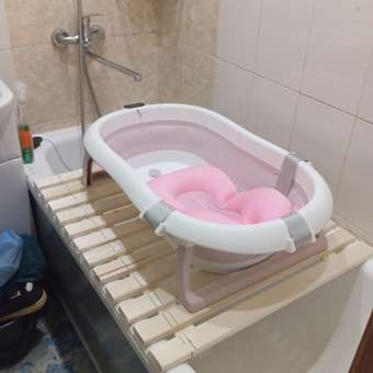Ванна Babyton складная с матрасиком Pink: отзыв пользователя ДетМир