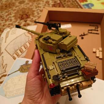 Конструктор SLUBAN WWII Средний танк Наступление M38-B0713: отзыв пользователя Детский Мир