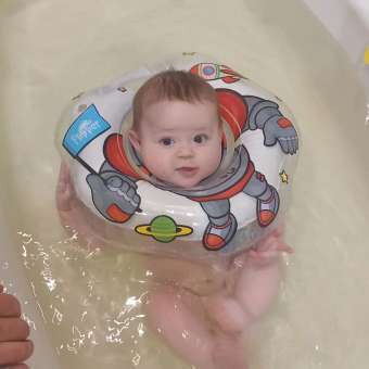 Круг на шею ROXY-KIDS Kids для купания малышей надувной Flipper Космонавт: отзыв пользователя Детский Мир