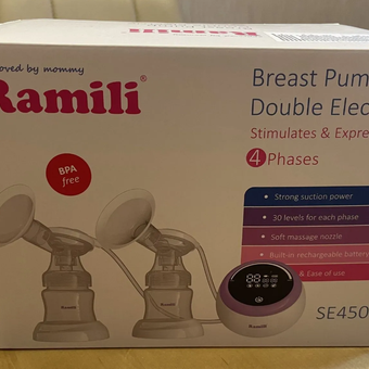 Электрический молокоотсос Ramili SE450 двойной: отзыв пользователя Детский Мир