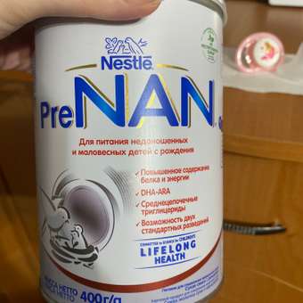 Смесь NAN PRE 400г с 0мес: отзыв пользователя Детский Мир