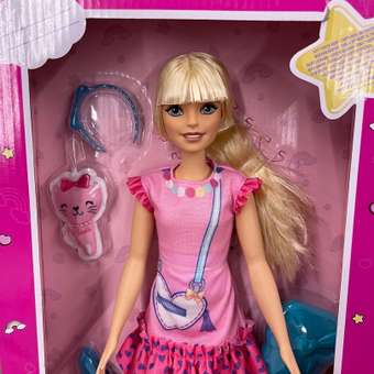 Кукла Barbie Блондинка с котенком HLL19: отзыв пользователя ДетМир