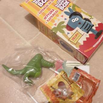 Леденцы с игрушкой Сладкая сказка Happy box зебра в клеточку 30г: отзыв пользователя Детский Мир