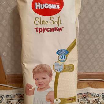 Подгузники-трусики Huggies Elite Soft 5 12-17кг 34шт: отзыв пользователя Детский Мир