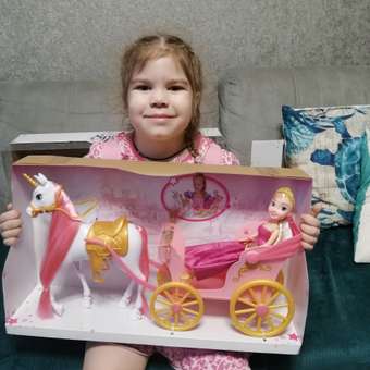 Кукла модельная Zuru Sparkle Girlz с каретой: отзыв пользователя Детский Мир