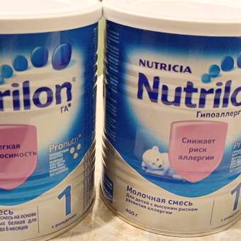 Смесь молочная Nutrilon 1 ГА 400г с 0месяцев: отзыв пользователя Детский Мир