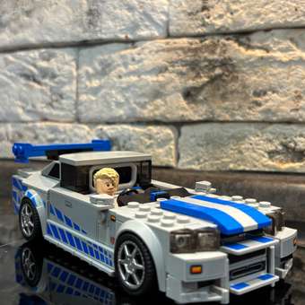 Конструктор LEGO Speed Champions 2 Fast 2 Furious Nissan Skyline GT-R (R34) 76917: отзыв пользователя ДетМир