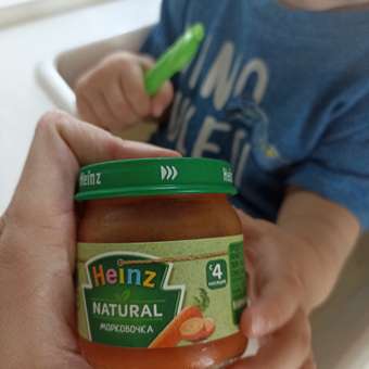 Пюре Heinz морковочка 80г с 5месяцев: отзыв пользователя Детский Мир