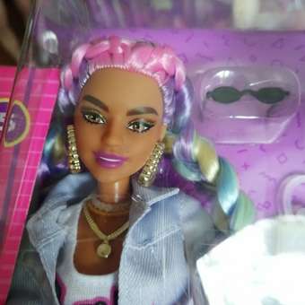 Кукла Barbie Экстра с радужными косичками GRN29: отзыв пользователя Детский Мир