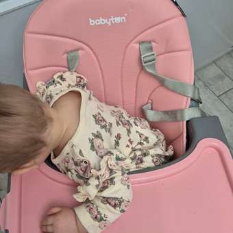 Стульчик для кормления Babyton Bueno Coral-Grey классический: отзыв пользователя Детский Мир